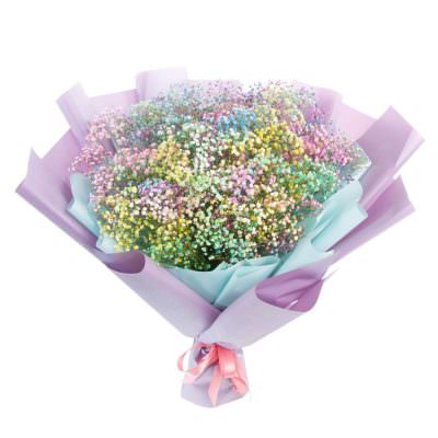 Букет гипсофил микс «Лепестковый шик»